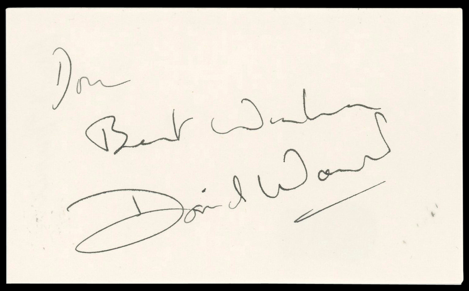 Margaret O'Brien Meet Me in St. Louis Signed 3x5 Index Card BAS #BN89432