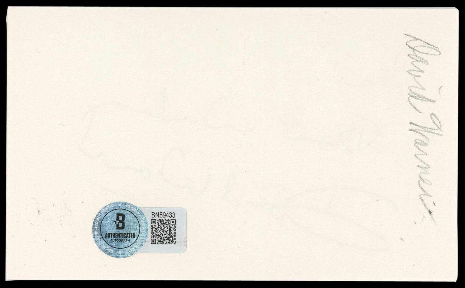 Margaret O'Brien Meet Me in St. Louis Signed 3x5 Index Card BAS #BN89432