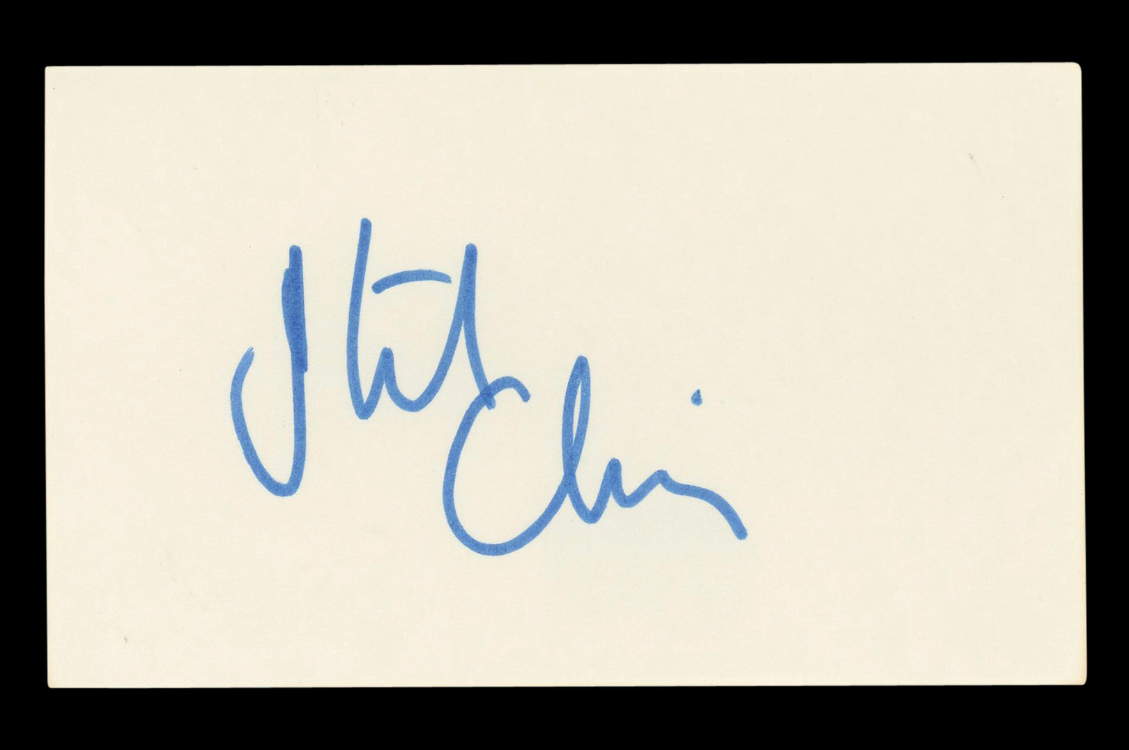 Stockard Channing Grease Signed 3x5 Index Card Autographed BAS #AD70157