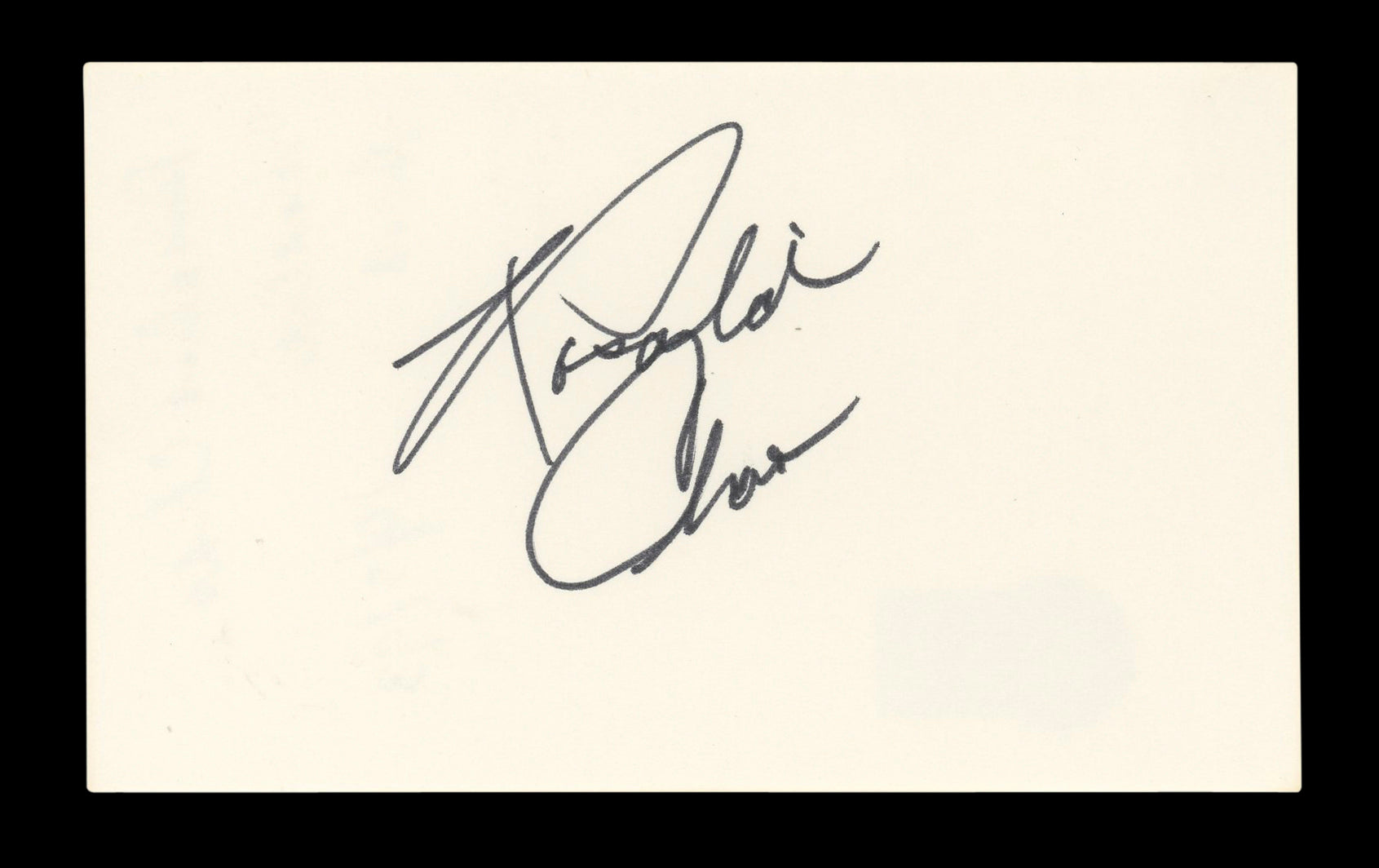 Rosalind Chao Star Trek Authentic Signed 3x5 Index Card Autographed BAS #AD70158