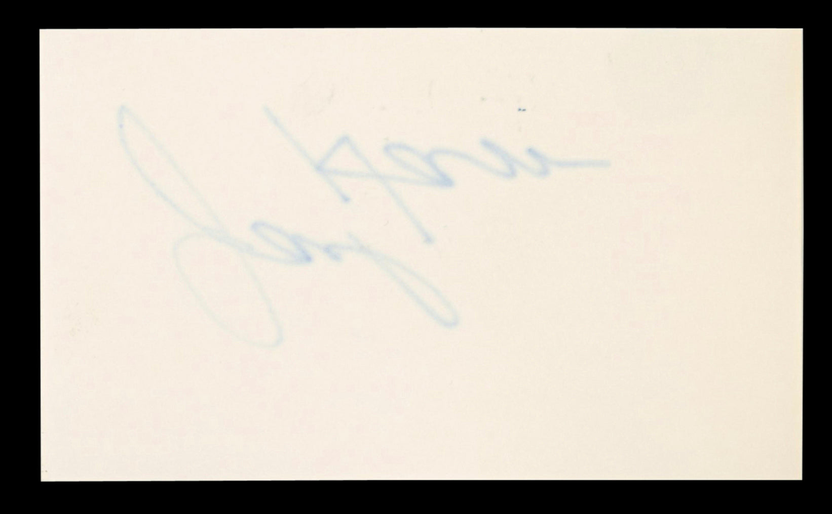 Steelers Jack Ham Authentic Signed 3x5 Index Card Autographed BAS #BT03637