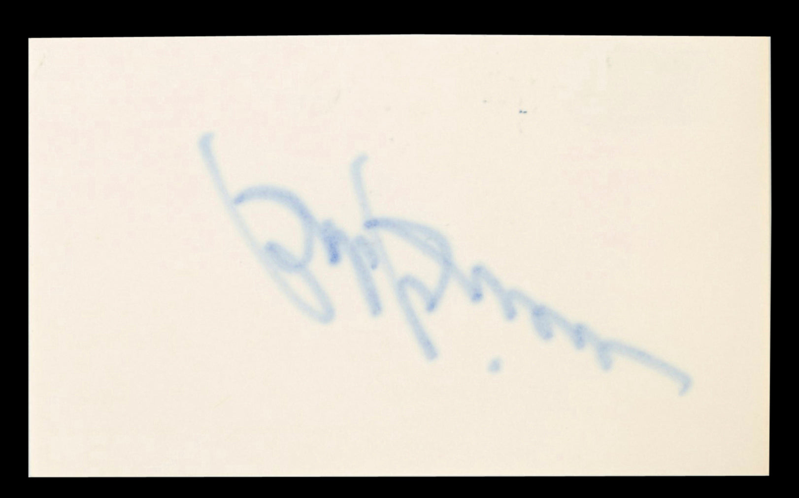 Dolphins Bob Griese Authentic Signed 3x5 Index Card Autographed BAS #BT03638