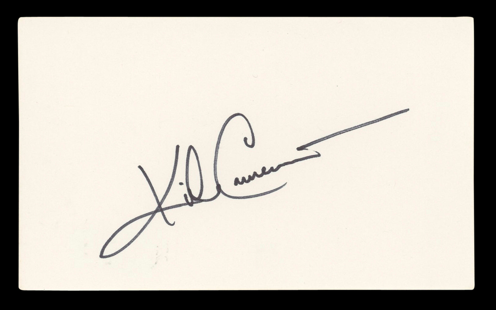 Kirk Cameron Growing Pains Authentic Signed 3x5 Index Card BAS #BL96423