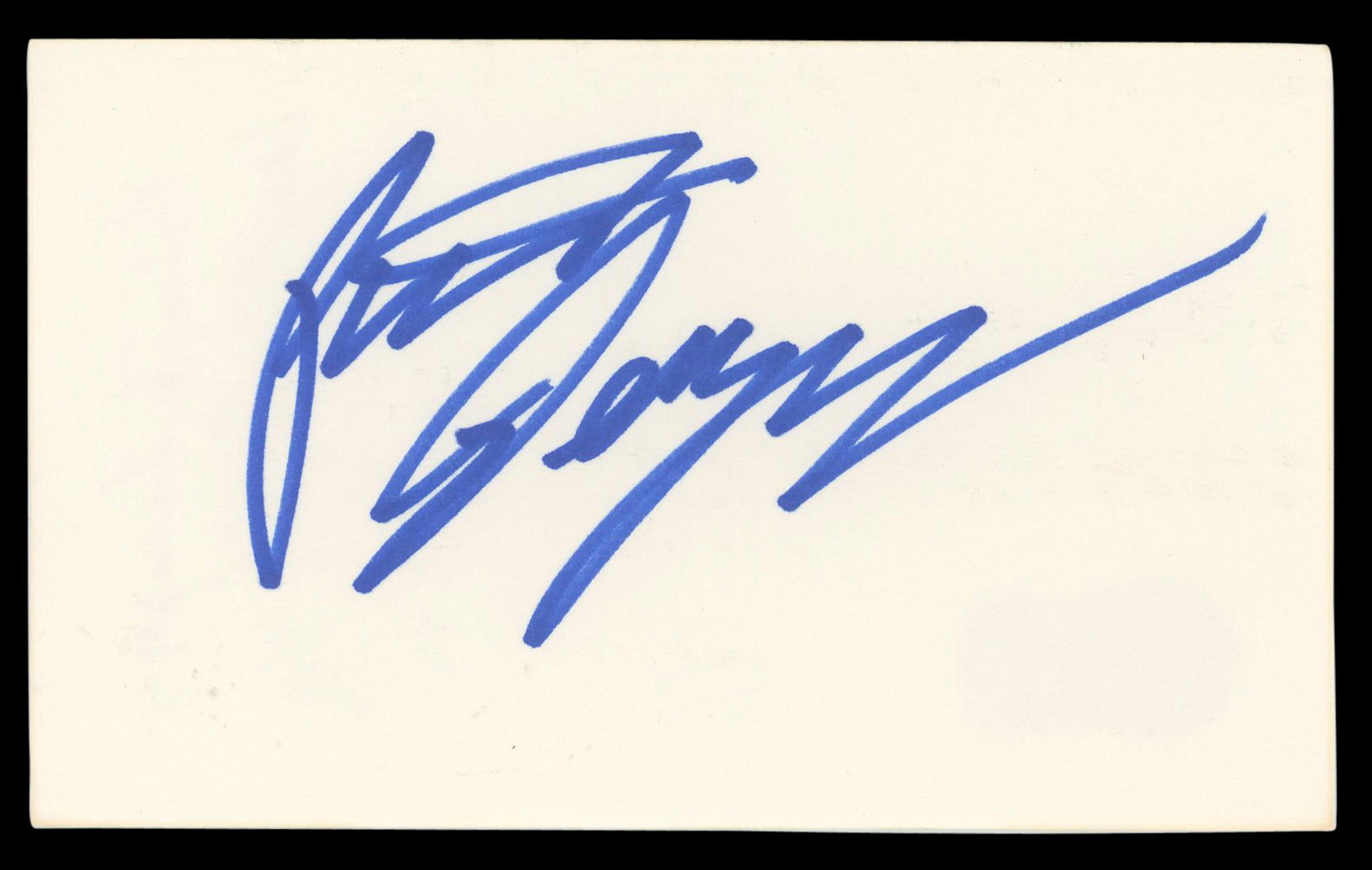 Patrick Dempsey Grey's Anatomy Authentic Signed 3x5 Index Card BAS #BL98496
