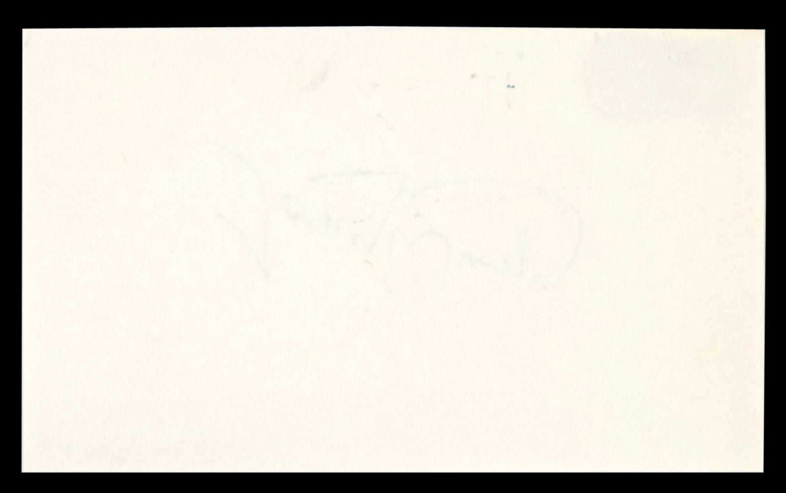 Steelers Tony Dungy Authentic Signed 3x5 Index Card Autographed BAS #BT03642