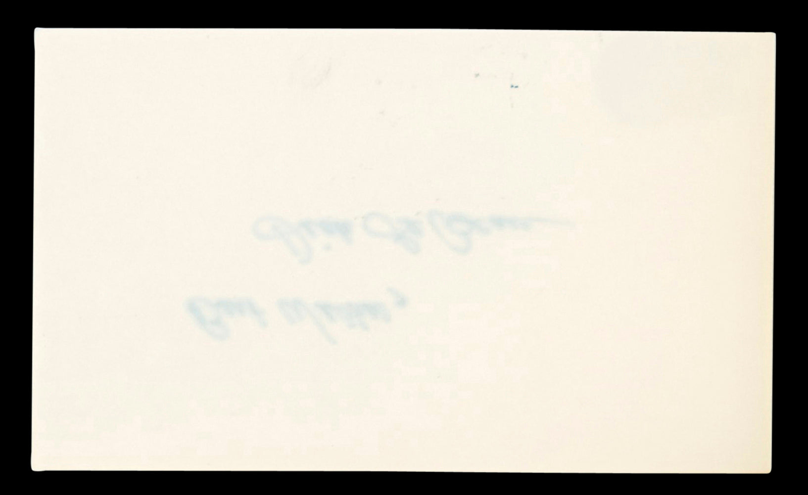 Lions Dick LeBeau "Best Wishes" Authentic Signed 3x5 Index Card BAS #BT03644