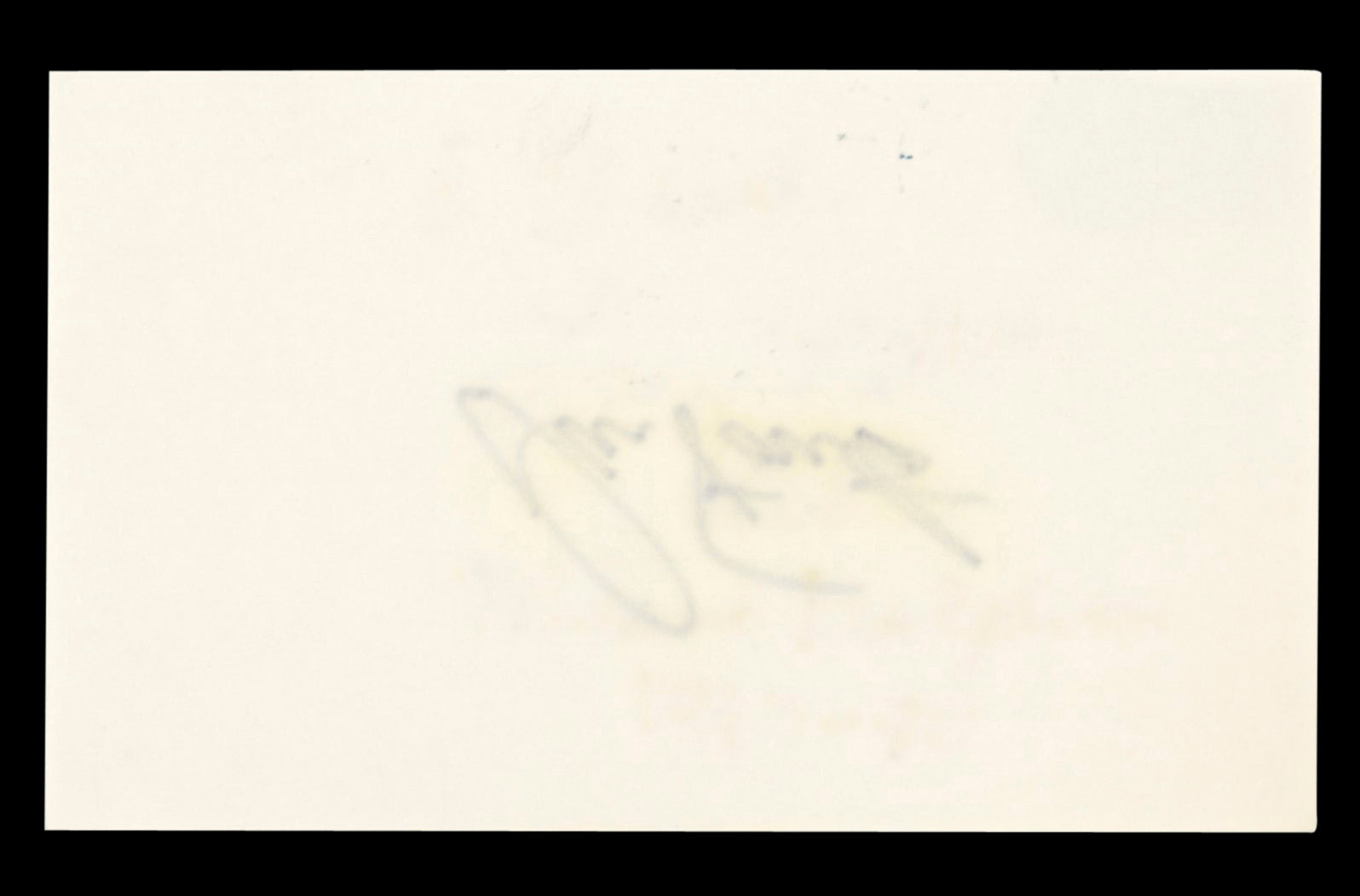 Chargers Dan Fouts Authentic Signed 3x5 Index Card Autographed BAS #BT03648