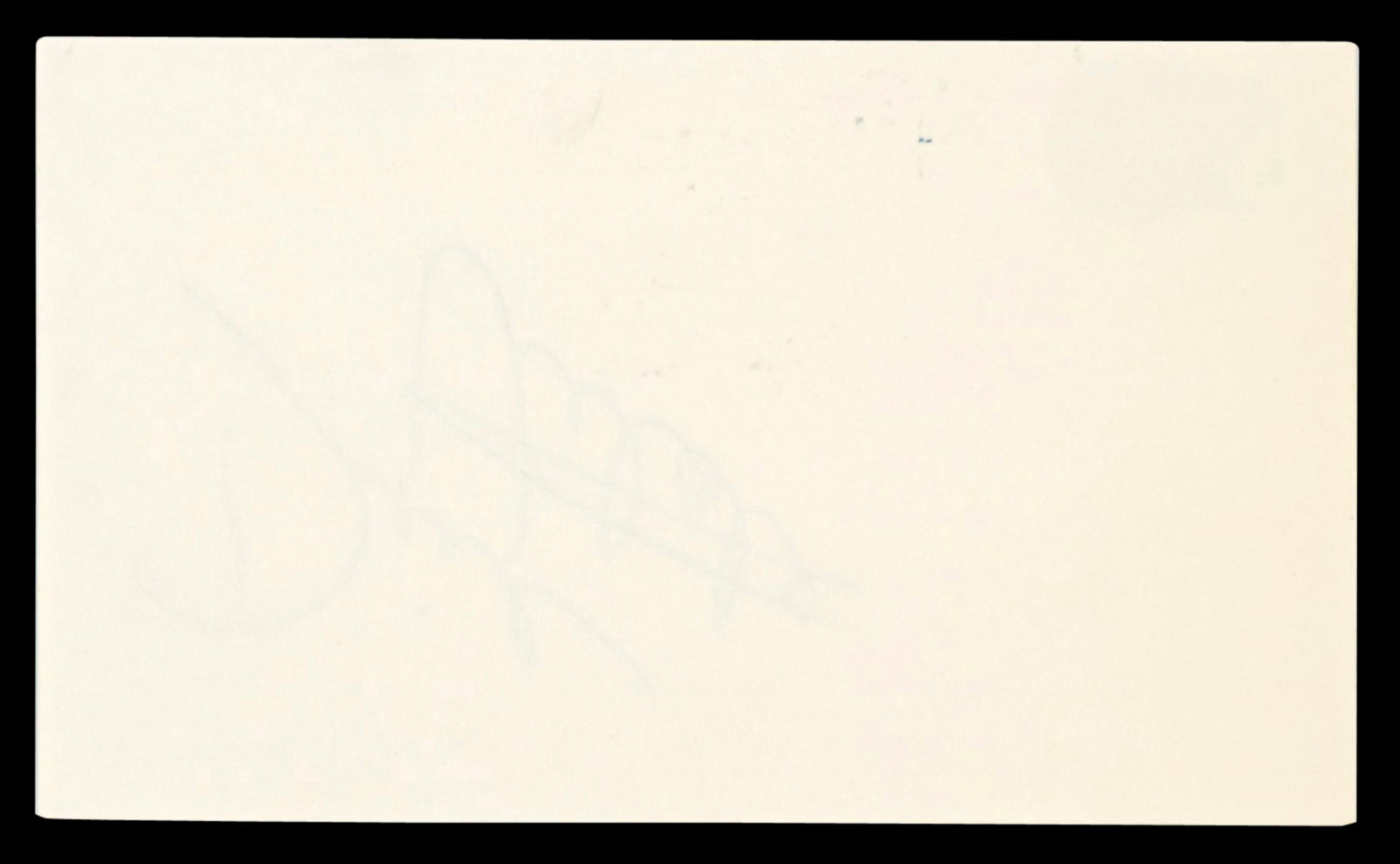 Dick Vitale Authentic Signed 3x5 Index Card Autographed BAS #BT03650