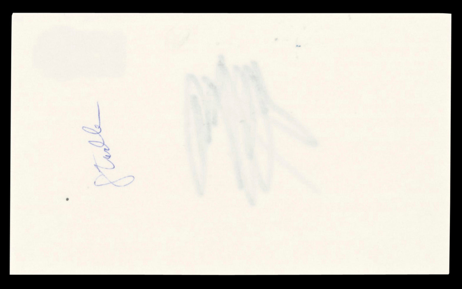 Craig Stadler Authentic Signed 3x5 Index Card Autographed BAS #BT03653