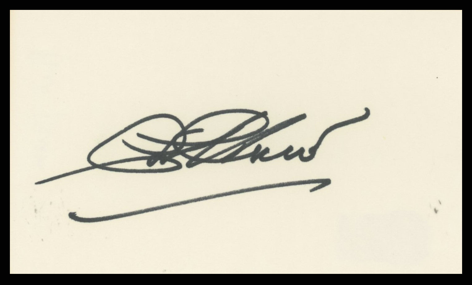 Phil Harris The Jungle Book Authentic Signed 3x5 Index Card BAS #BR26818