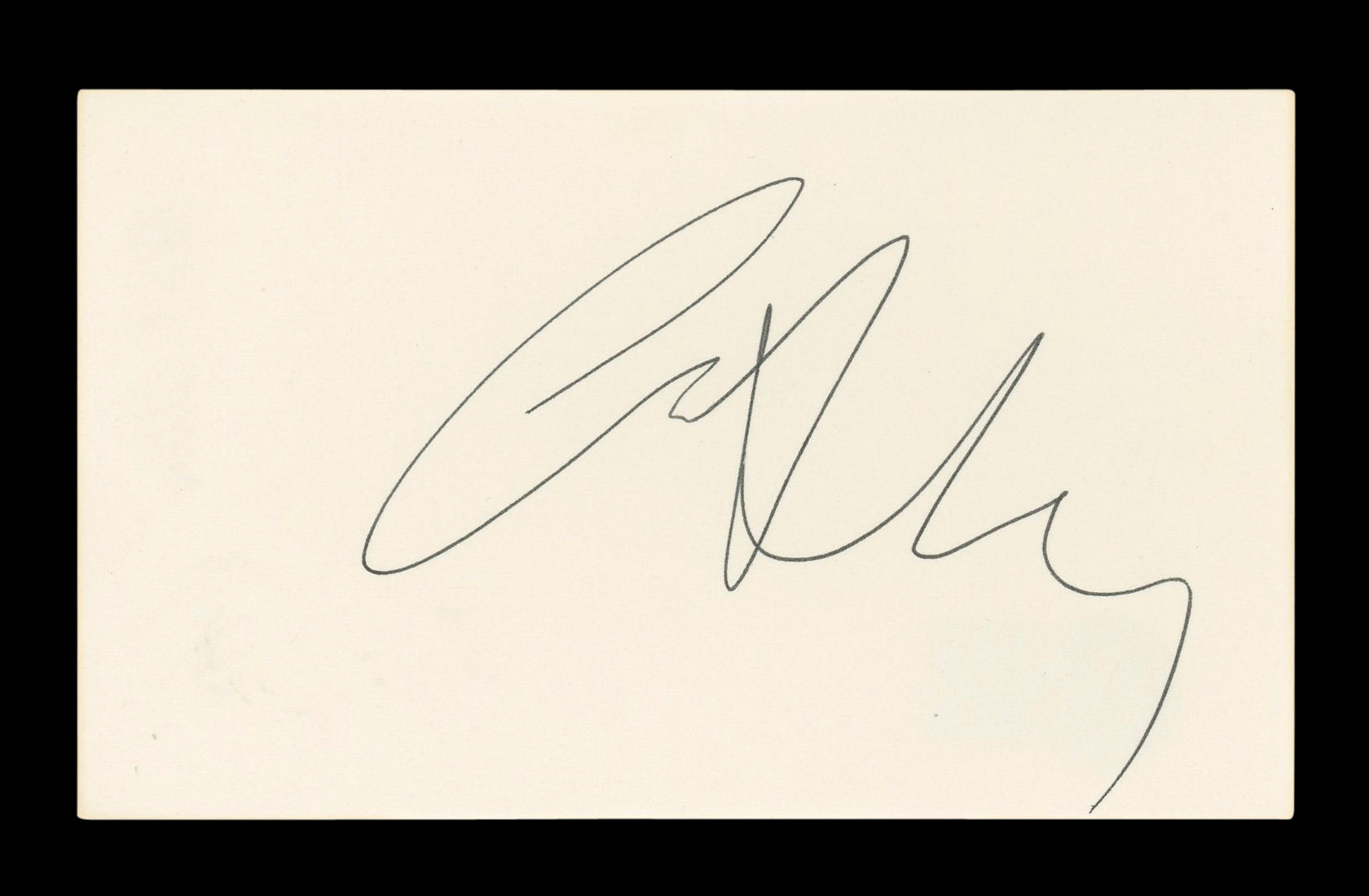 Chad Allen Dr. Quinn, Medicine Woman Signed 3x5 Index Card BAS #AD70177