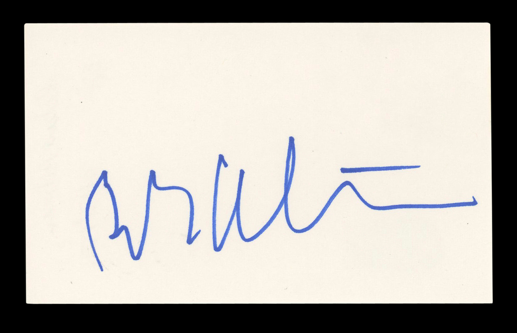Robert Altman M*A*S*H Authentic Signed 3x5 Index Card Autographed BAS #AD70179