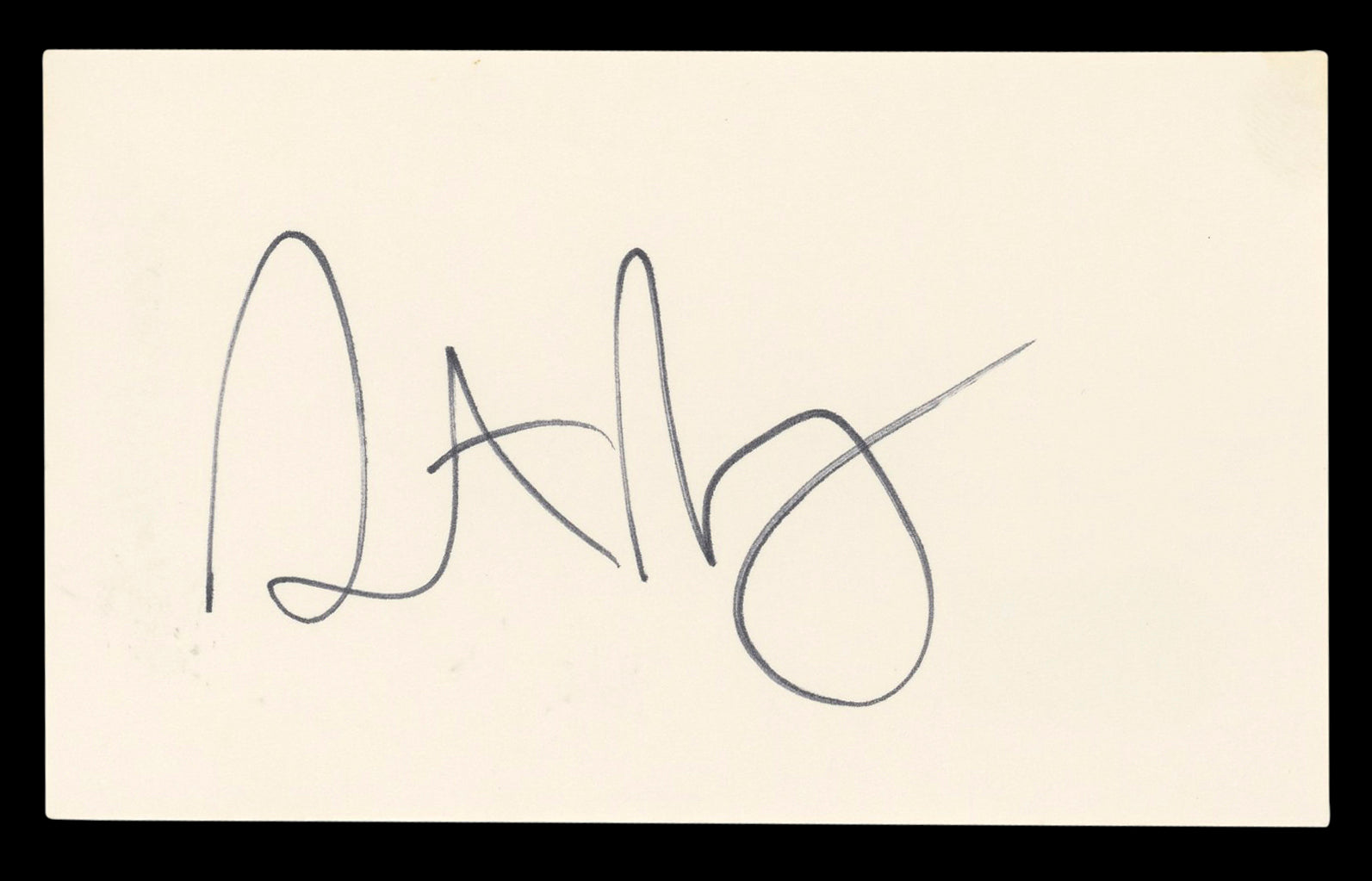 Steve Guttenberg Police Academy Authentic Signed 3x5 Index Card BAS #BL98479