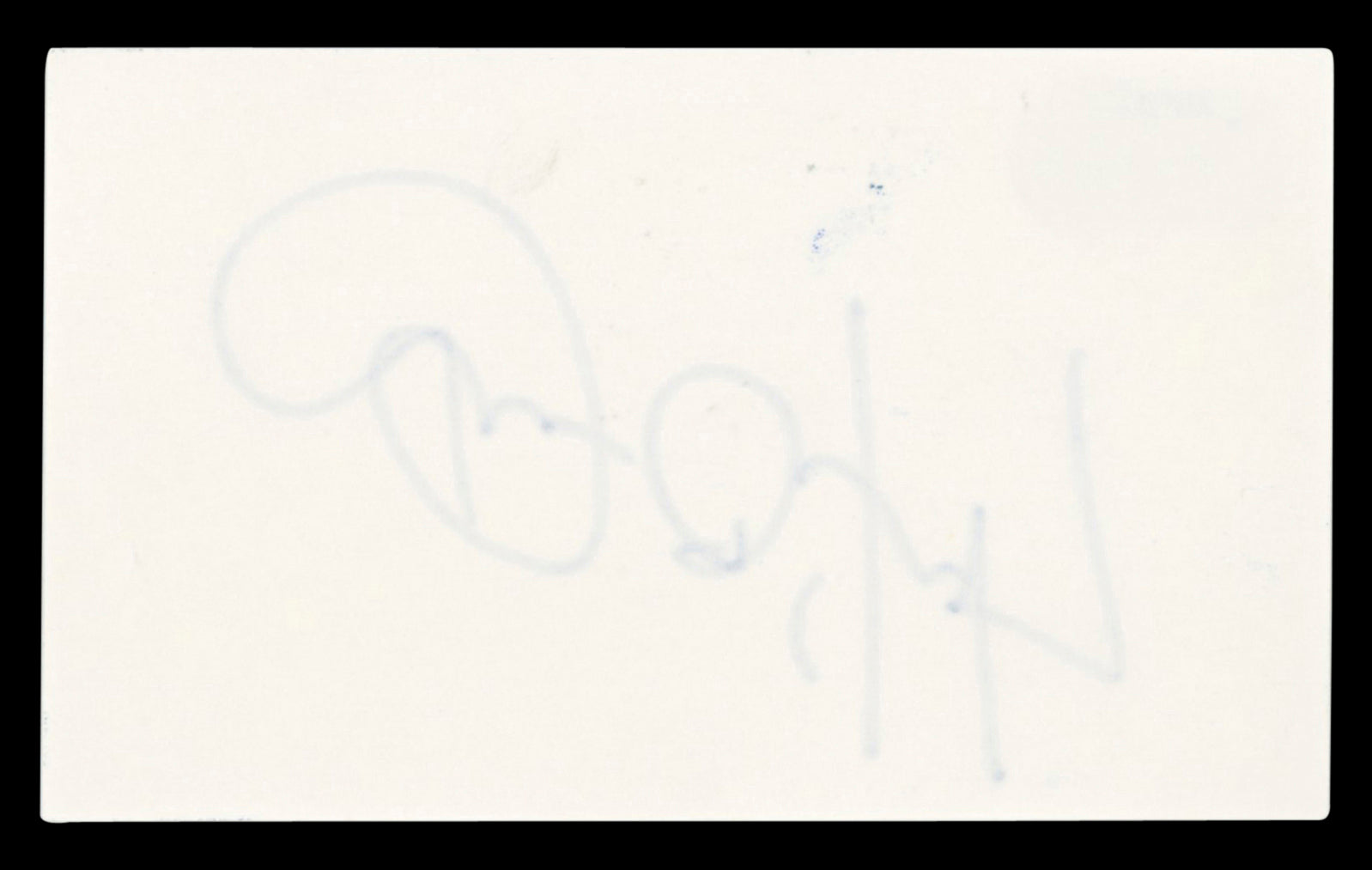 John O'Hurley Seinfeld Authentic Signed 3x5 Index Card Autographed BAS #BT03660