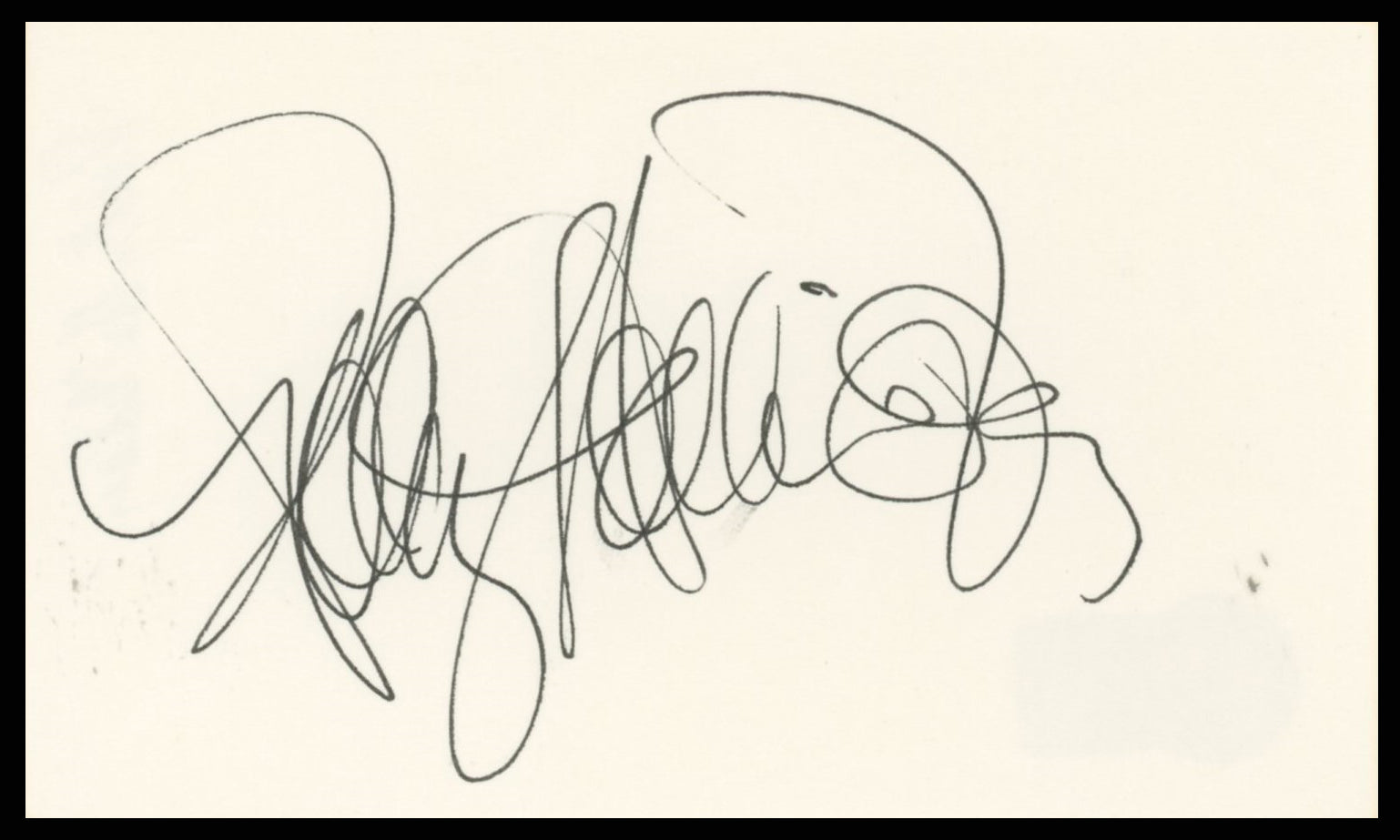 Polly Holliday Alice Authentic Signed 3x5 Index Card Autographed BAS #BR26827