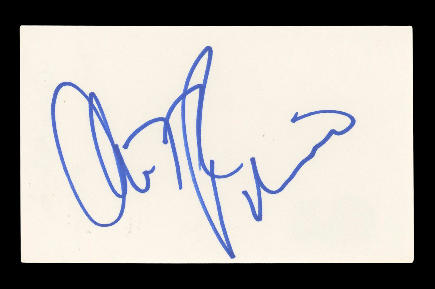 Chazz Palminteri A Bronx Tale Authentic Signed 3x5 Index Card BAS #BL96449