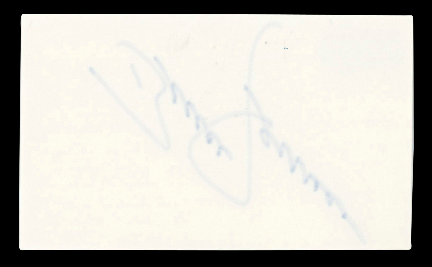 Bruce Jenner Authentic Signed 3x5 Index Card Autographed BAS #BT03664