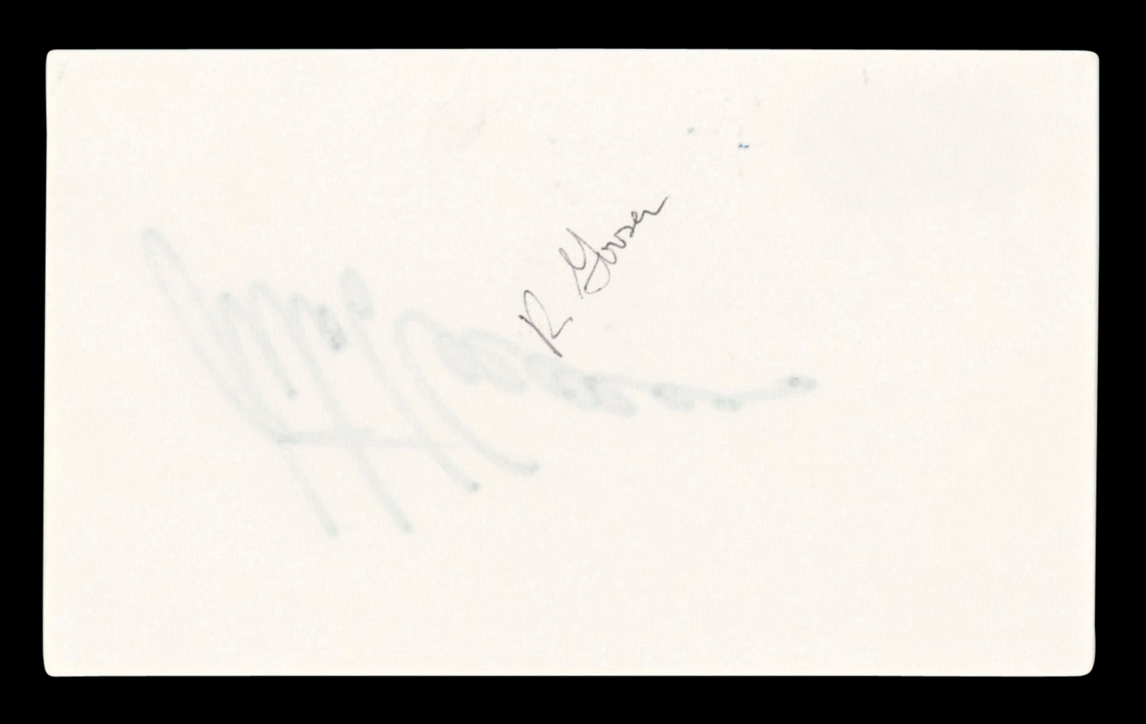 Retief Goosen PGA Tour Authentic Signed 3x5 Index Card Autographed BAS #BT03665