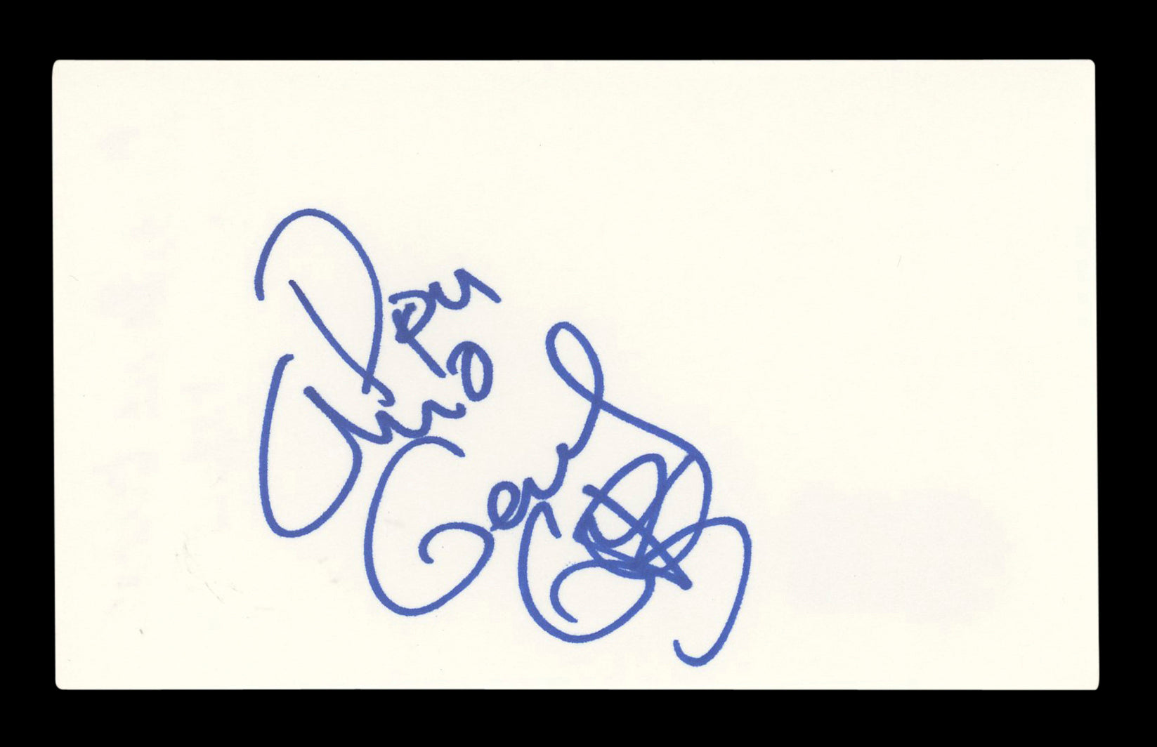 Gael García Bernal Coco Authentic Signed 3x5 Index Card Autographed BAS #AD70194