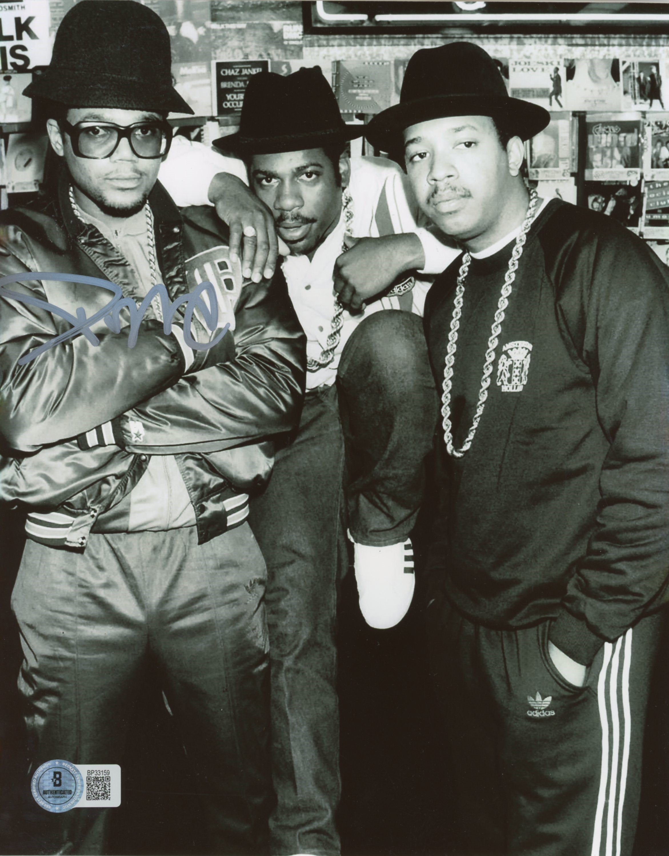 Darryl McDaniels Run DMC Authentic Signed 8x10 Photo Autographed BAS #BP33159