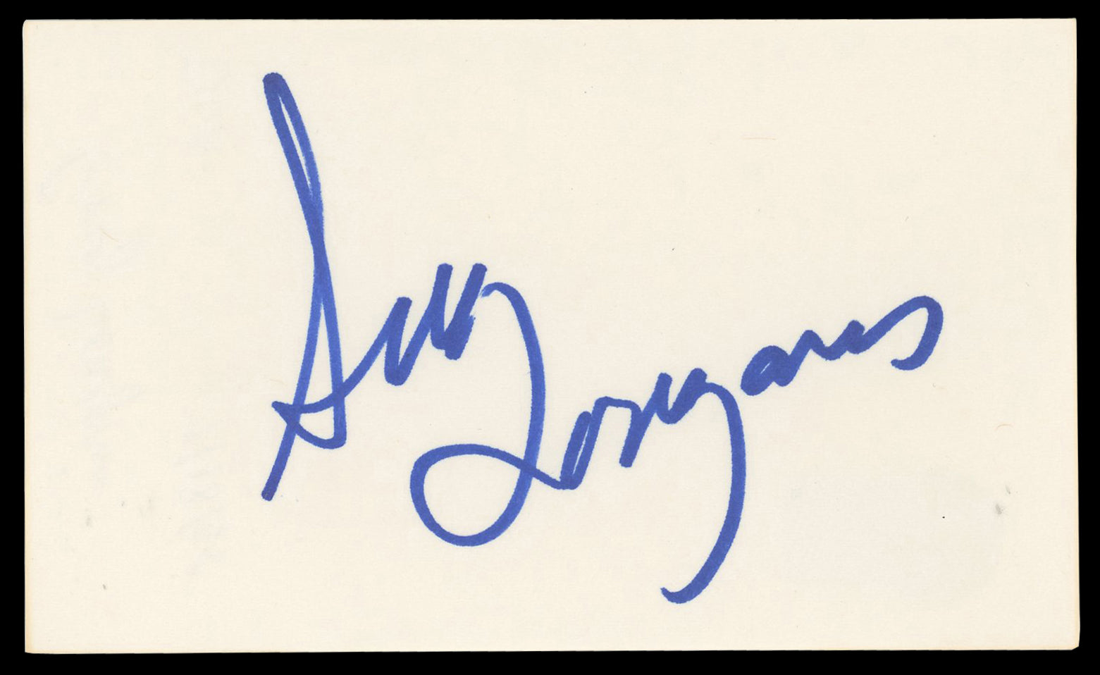 Greg Louganis Olympics Authentic Signed 3x5 Index Card Autographed BAS #BN06409