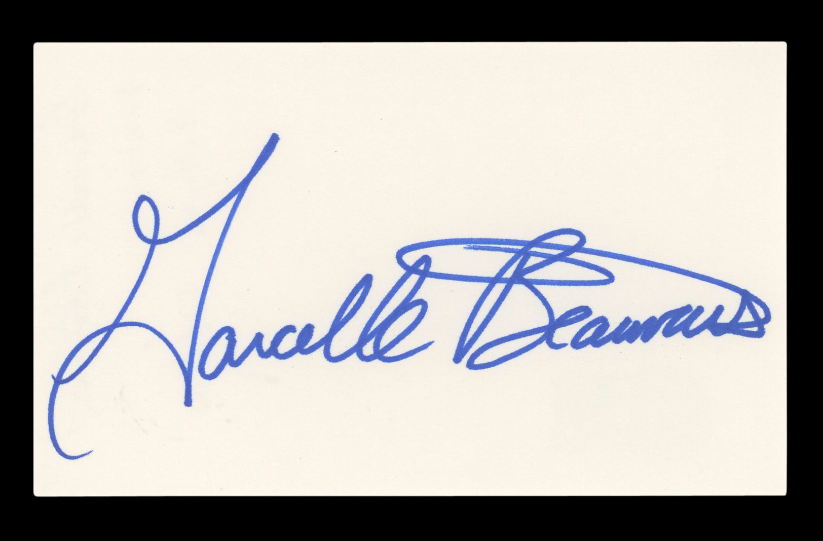 Garcelle Beauvais Spider-Man: Homecoming Signed 3x5 Index Card BAS #AD70201