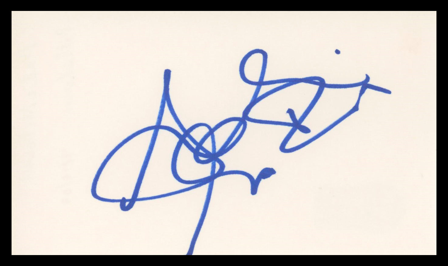 Andie MacDowell The Way Home Authentic Signed 3x5 Index Card BAS #BV02185