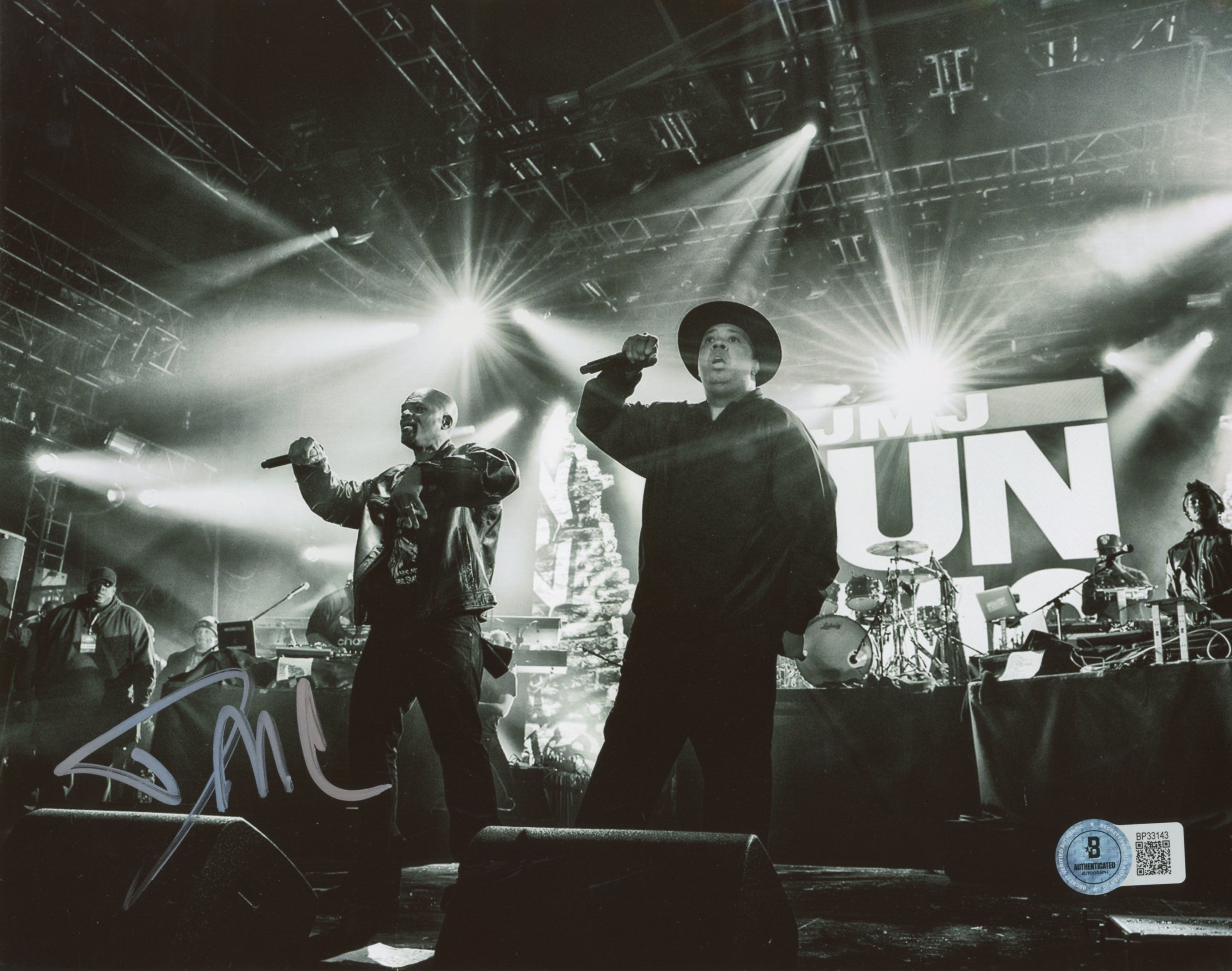 Darryl McDaniels Run DMC Authentic Signed 8x10 Photo Autographed BAS #BP33143