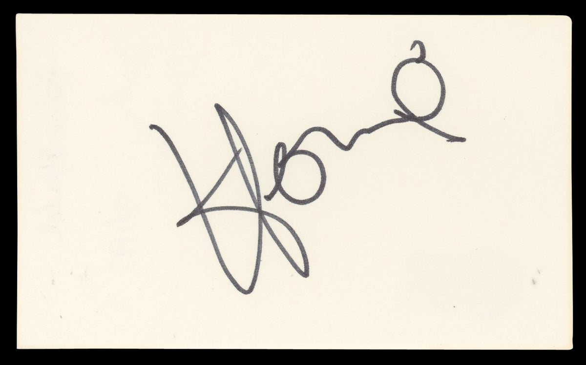Howie Mandel Deal or No Deal Authentic Signed 3x5 Index Card BAS #BN06423