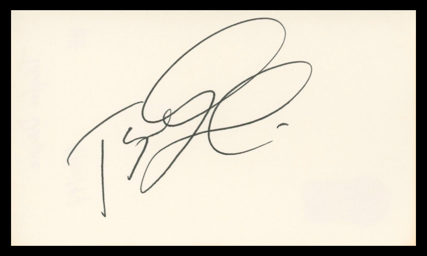Taylor Dayne Rude Awakening Authentic Signed 3x5 Index Card BAS #BV02112