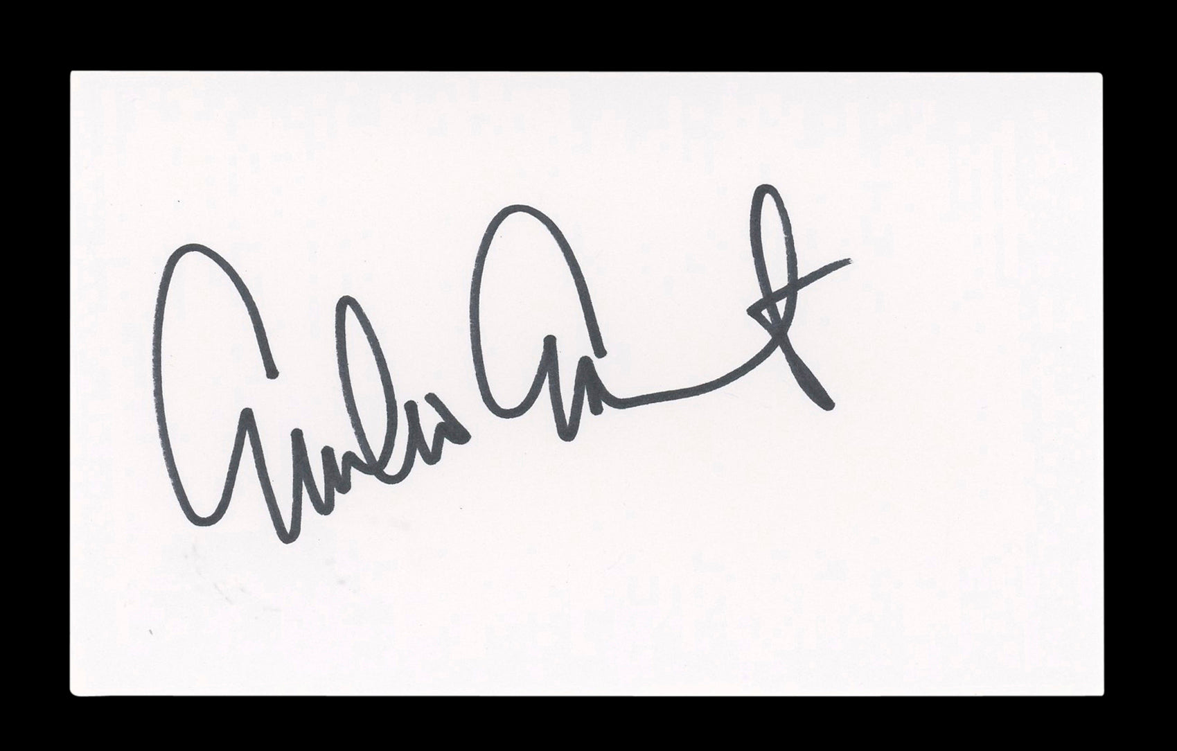 Emilio Estevez The Breakfast Club Signed 3x5 Index Card Autographed BAS #BM57007