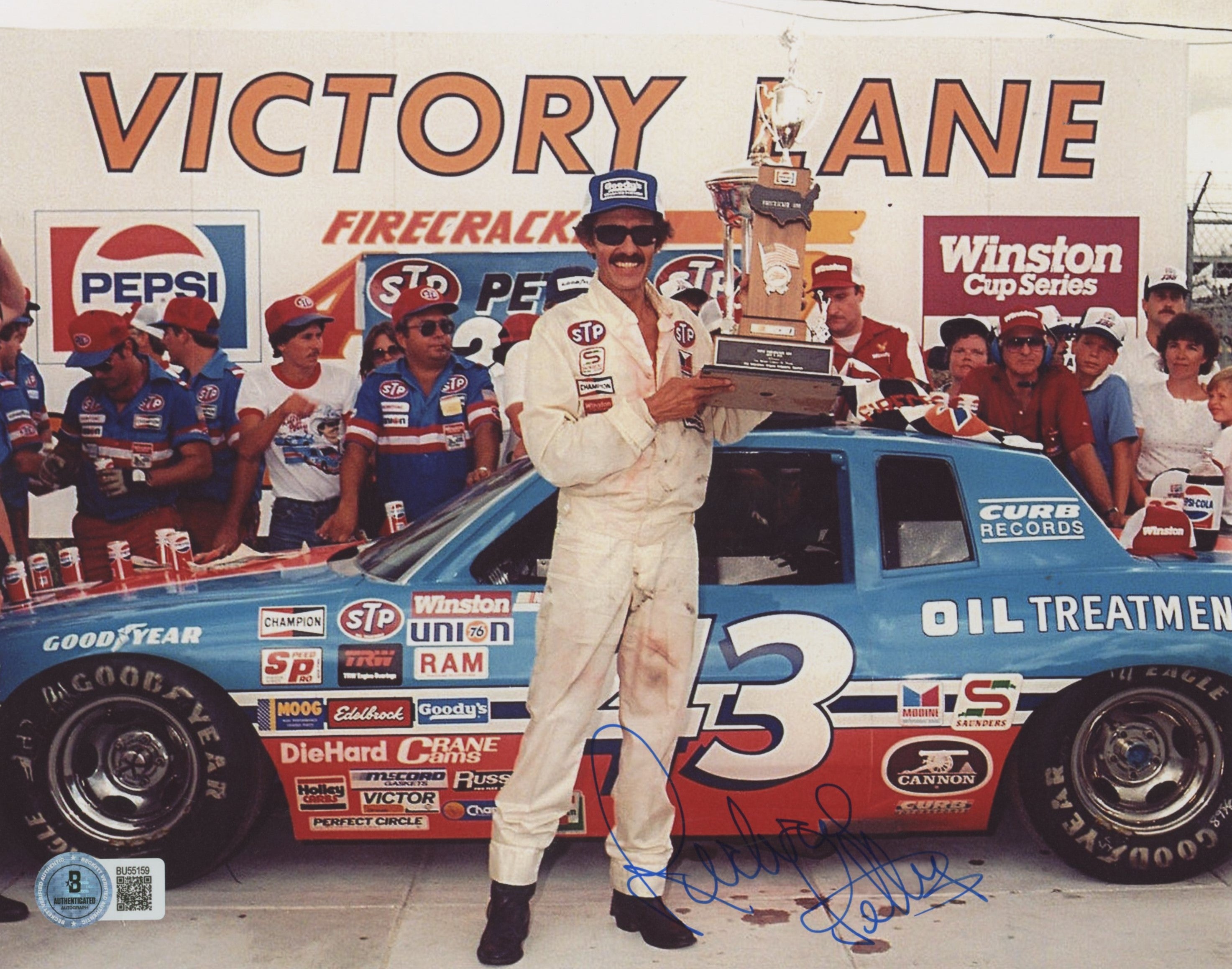 Richard Petty NASCAR Authentic Signed 8x10 Horizontal Photo BAS 10
