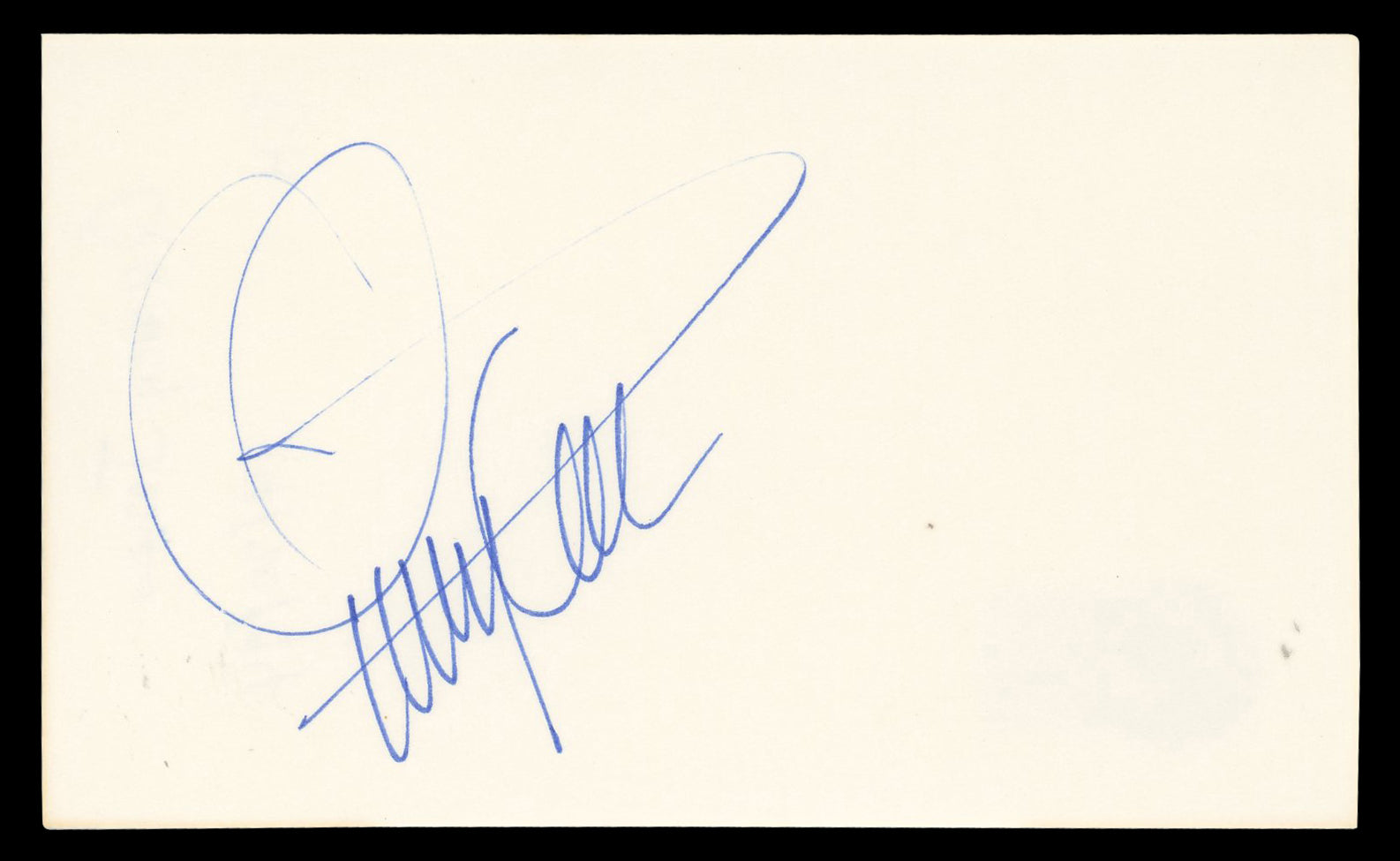 Quincy Jones The Color Purple Authentic Signed 3x5 Index Card BAS #BN06430