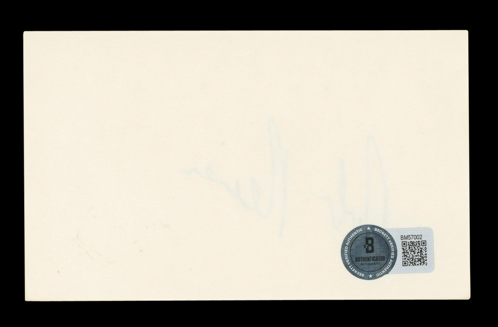 Rob Reiner All In The Family Signed 3x5 Index Card Autographed BAS #BM57002