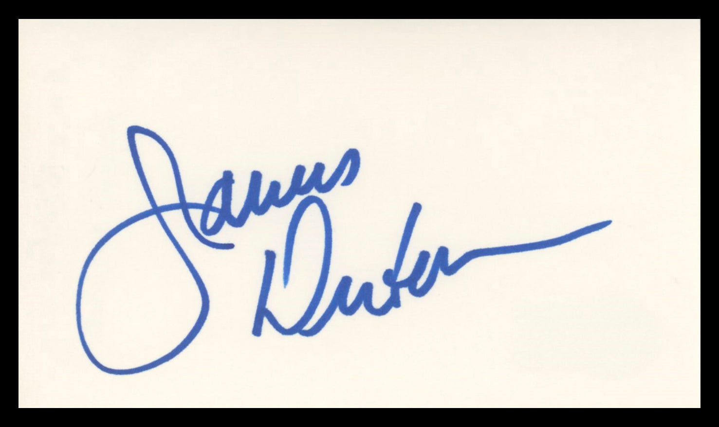 James Denton Desperate Housewives Authentic Signed 3x5 Index Card BAS #BV02126