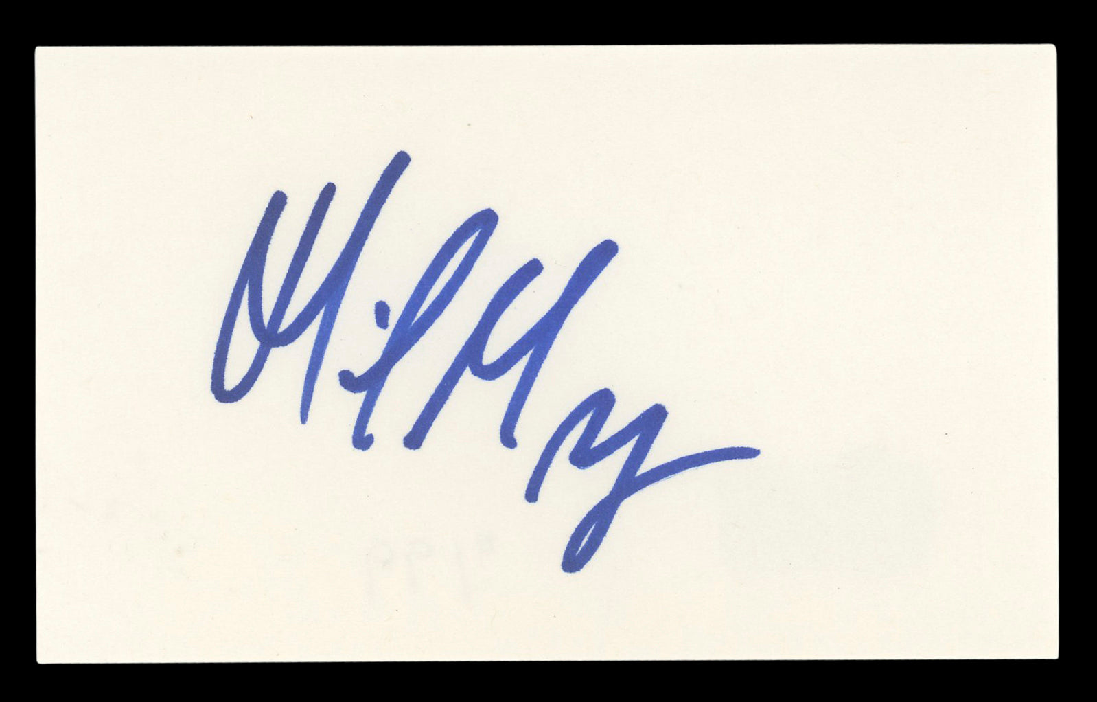 Mike Myers Austin Powers Authentic Signed 3x5 Index Card BAS #BL98634