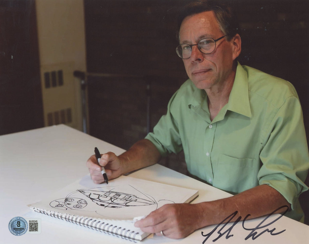 Bob Lazar Area 51 & Flying Saucers Authentic Signed 8x10 Horizontal Photo BAS 1