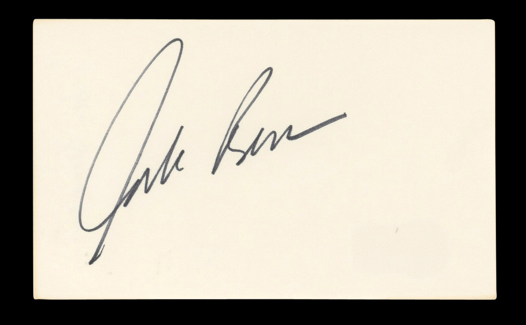 Corbin Bernsen L.A. Law Authentic Signed 3x5 Index Card Autographed BAS #BL96490