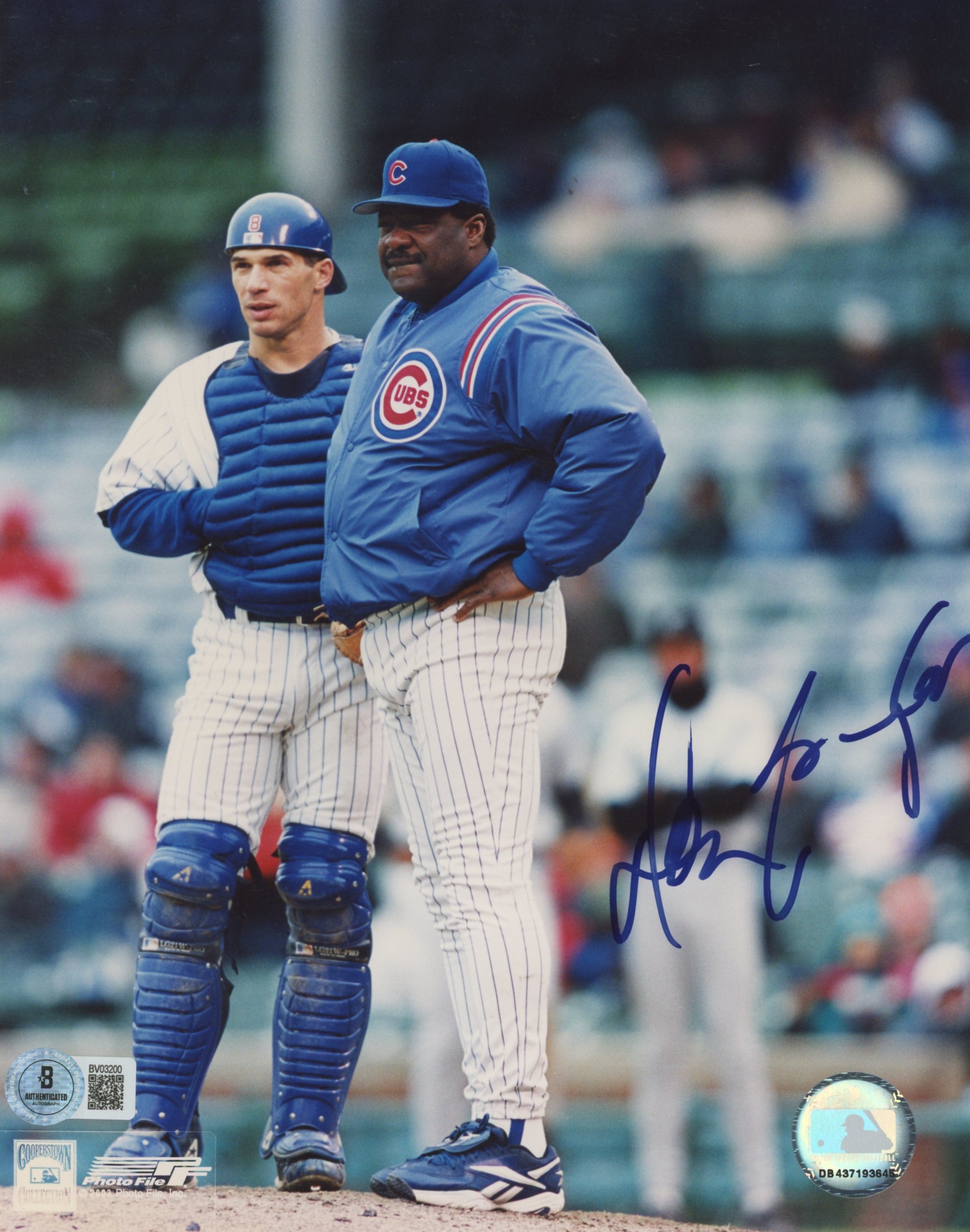Cubs Don Baylor Authentic Signed 8x10 Vertical Photo BAS #BV03200