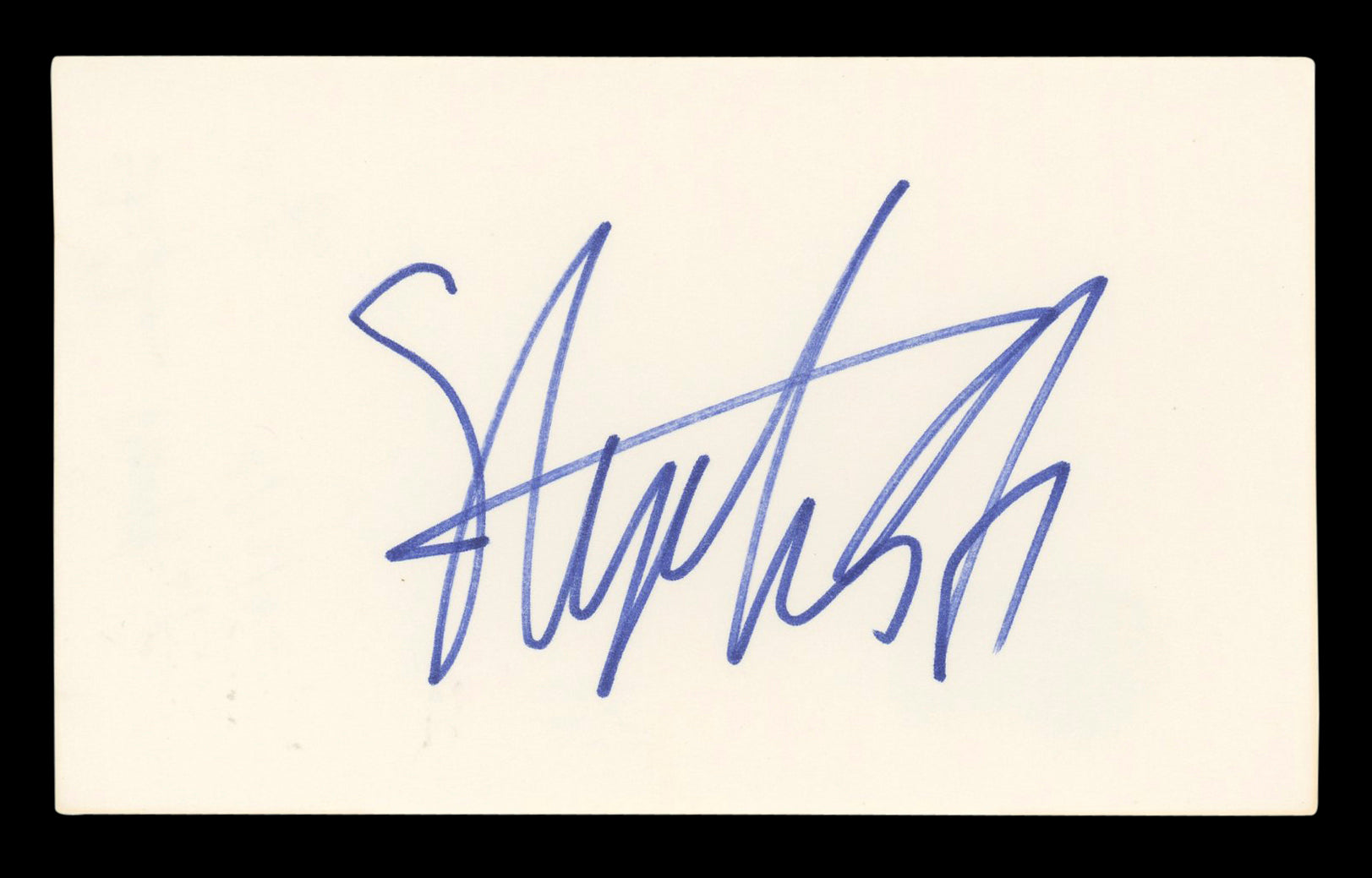 Stephen Dorff Blade Authentic Signed 3x5 Index Card Autographed BAS #BL96703