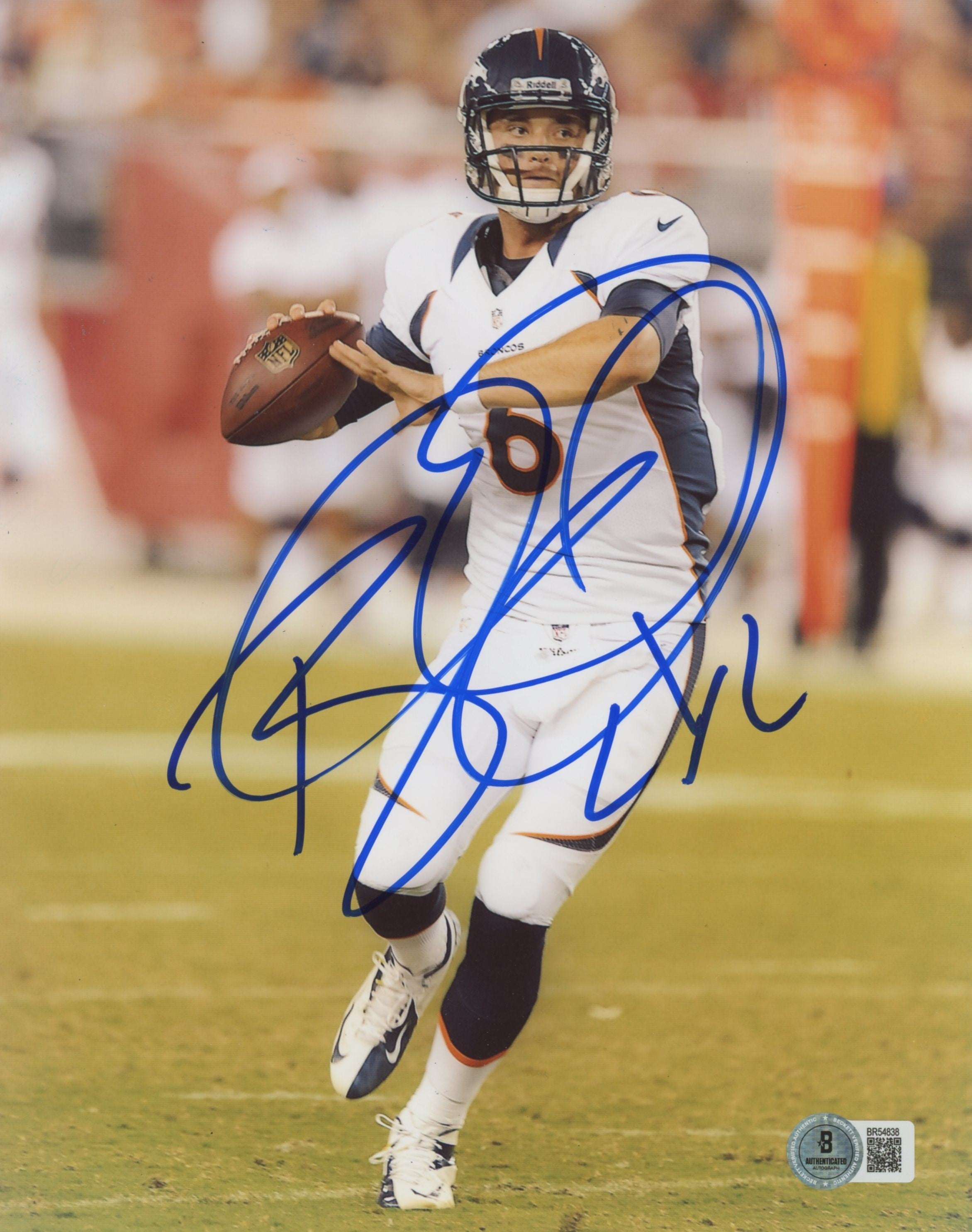 Broncos Brock Osweiler Authentic Signed 8x10 Photo Autographed BAS #BR54838