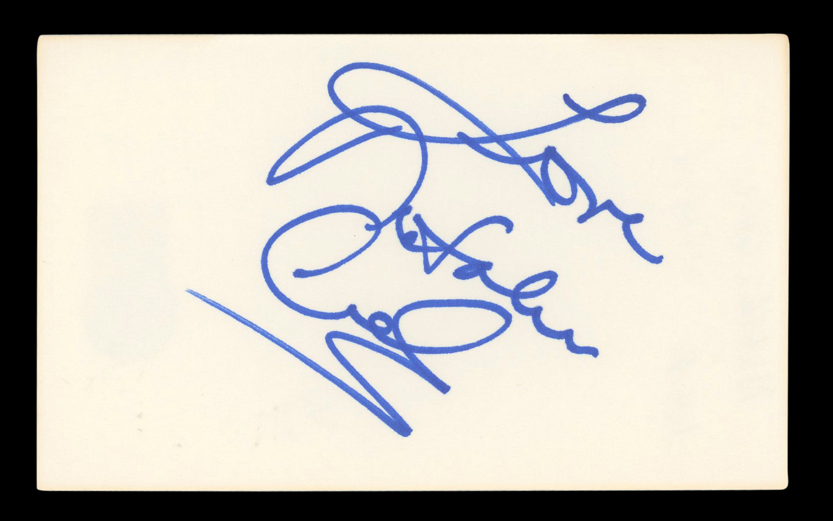Natalie Cole "Love" Authentic Signed 3x5 Index Card Autographed BAS #BL96707
