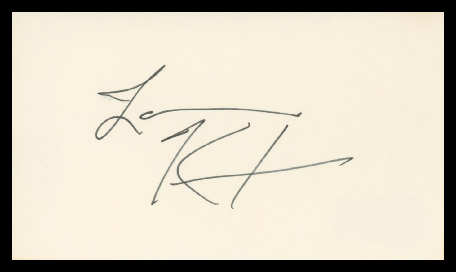 Lawrence Kasdan Star Wars ESB  Authentic Signed 3x5 Index Card BAS #BU64787