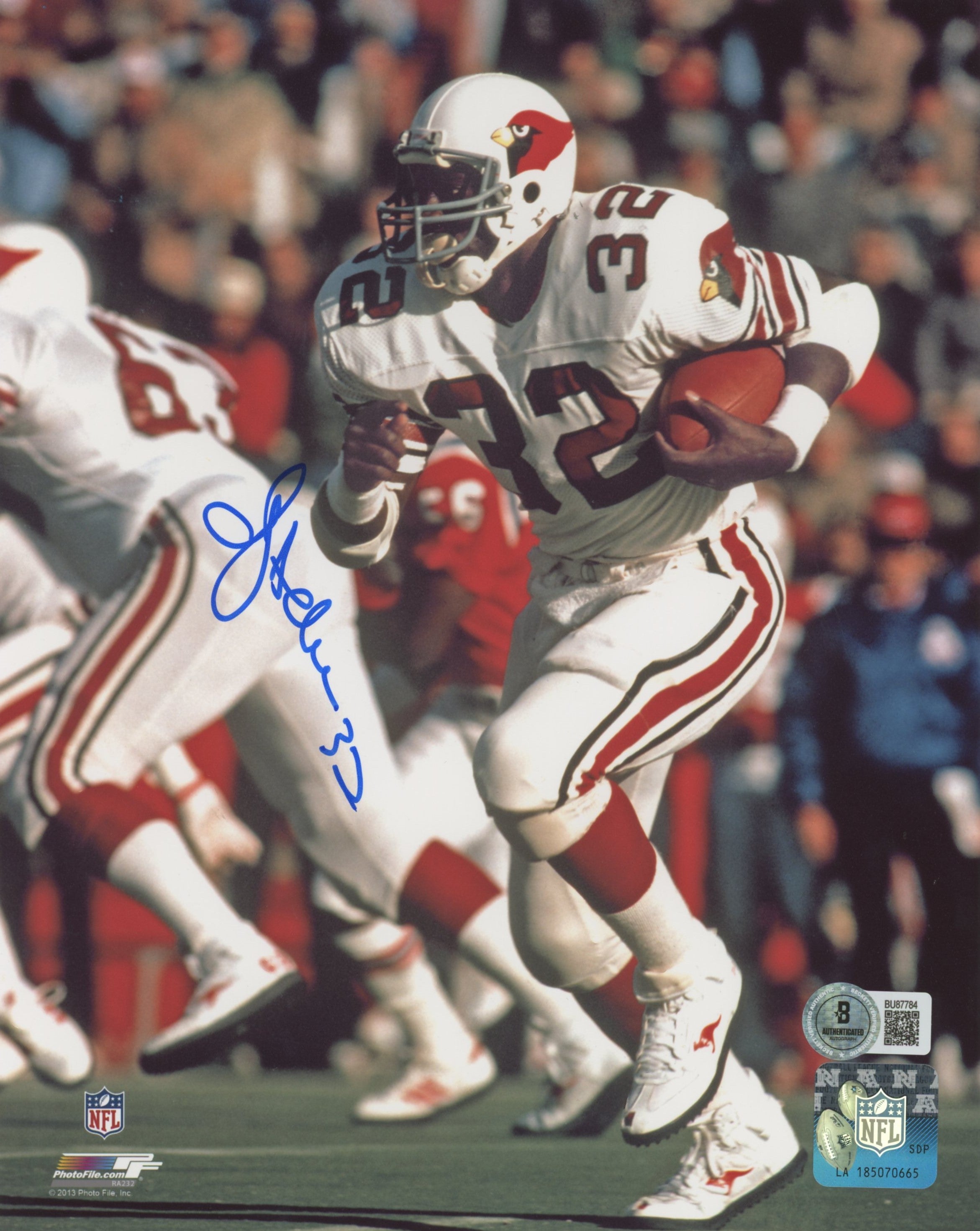 Cardinals Ottis Anderson Authentic Signed 8x10 Vertical Photo BAS #BU87784