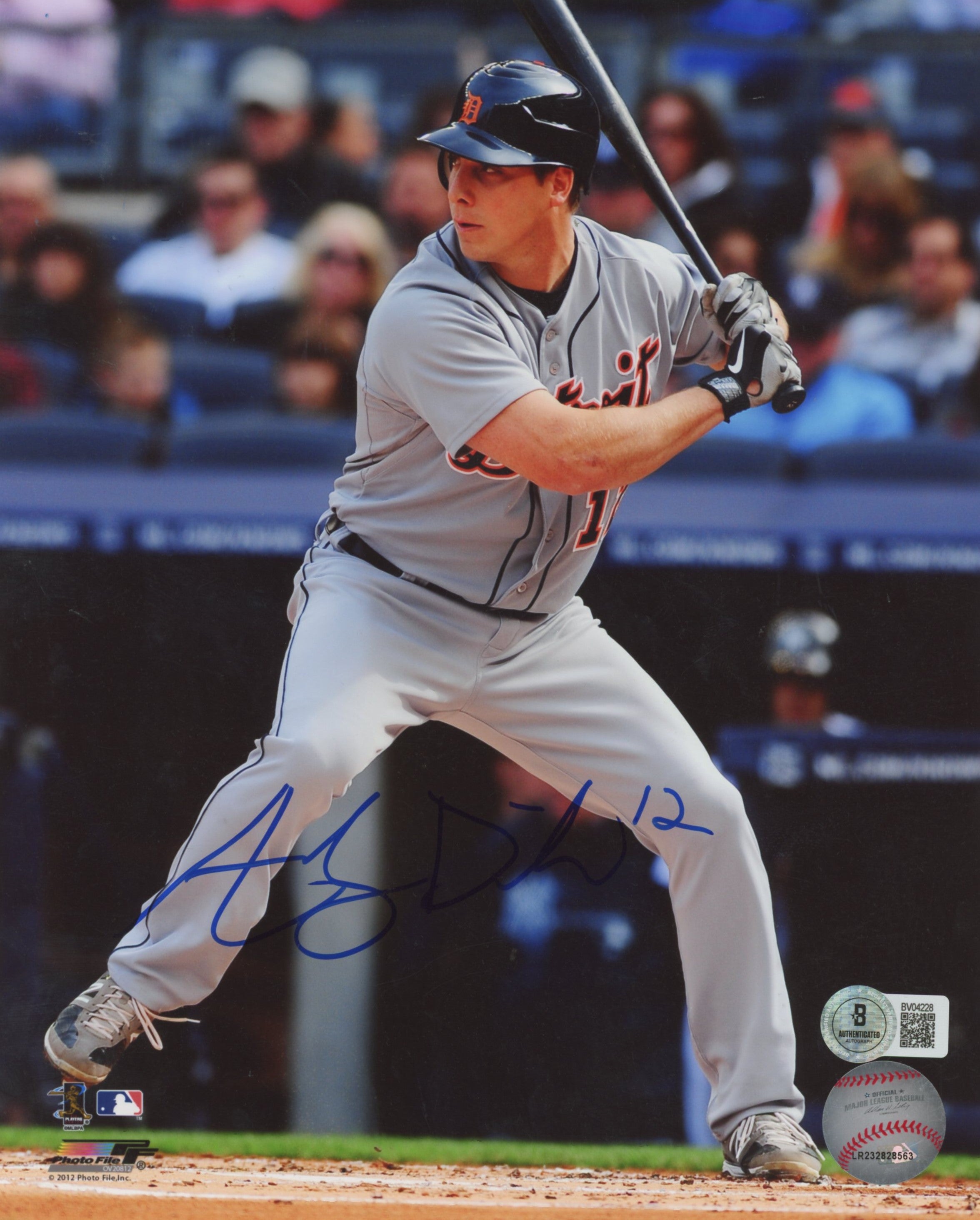Tigers Andy Dirks Authentic Signed 8x10 Vertical Photo BAS #BV04228
