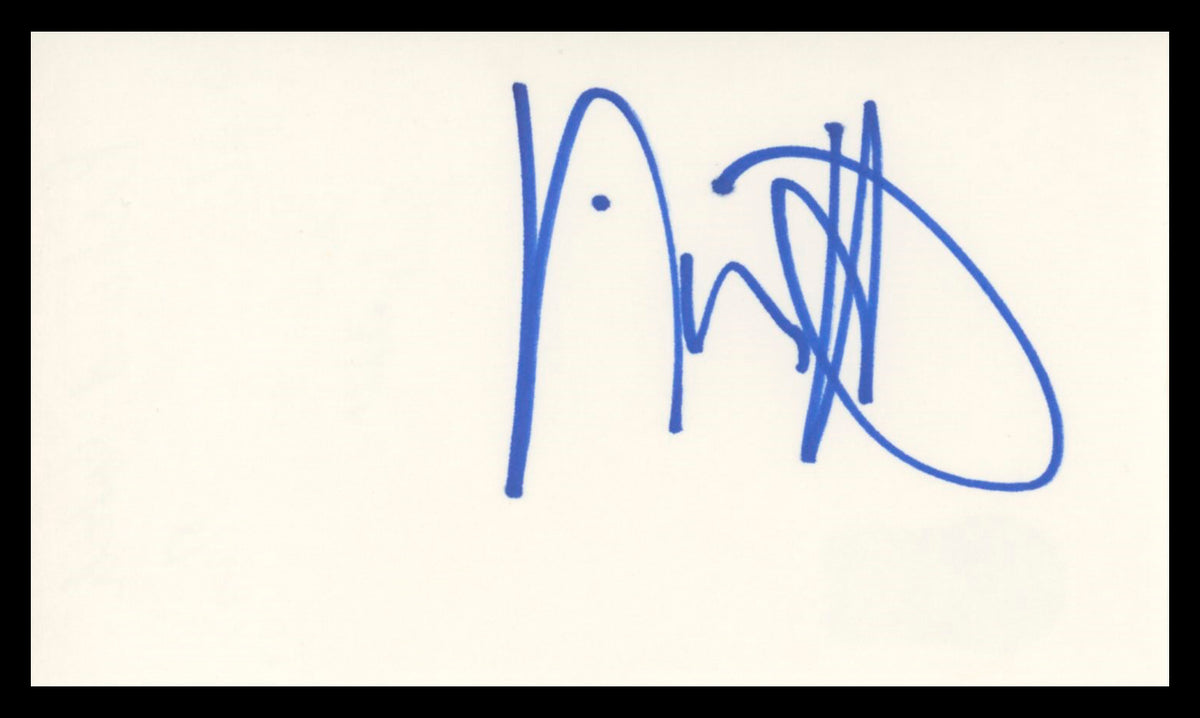 Richard Hatch Battlestar Galactica Authentic Signed 3x5 Index Card BAS #BU64795