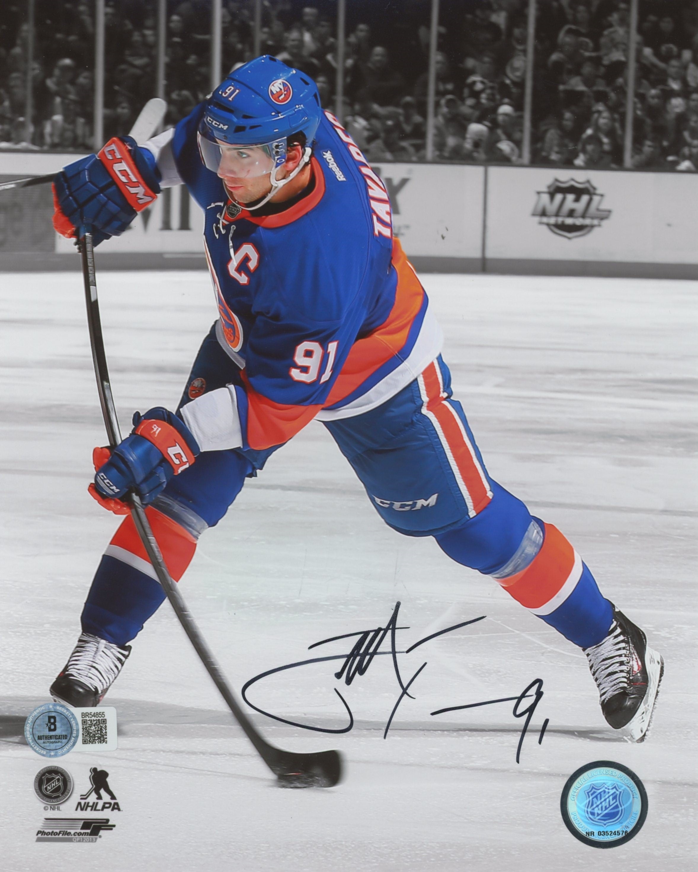 Islanders John Tavares Authentic Signed 8x10 Photo Autographed BAS #BR54855