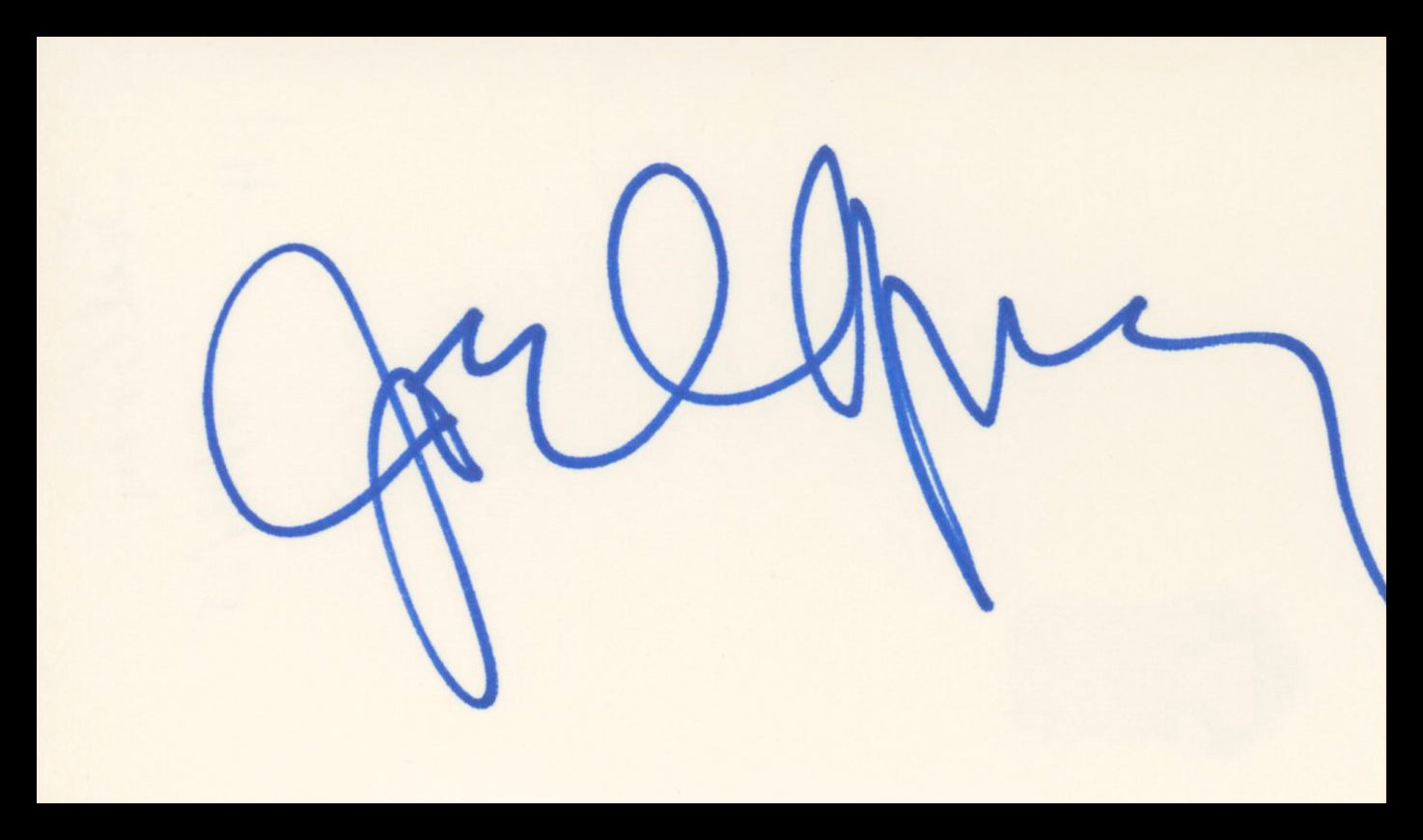 Joel Grey Cabaret Authentic Signed 3x5 Index Card Autographed BAS #BU64802
