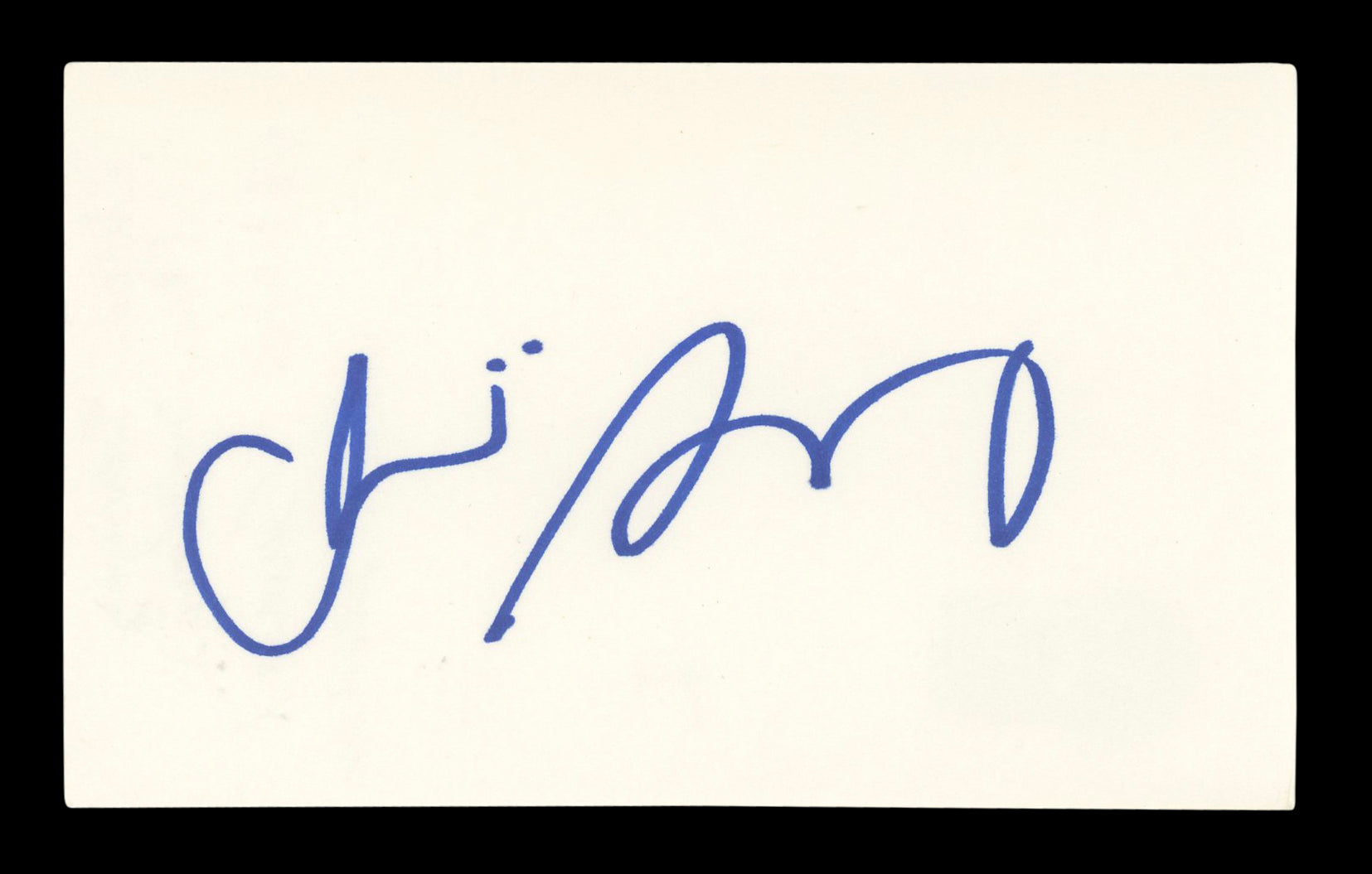 Chloe Sevigny The Brown Bunny Authentic Signed 3x5 Index Card BAS #BL96604