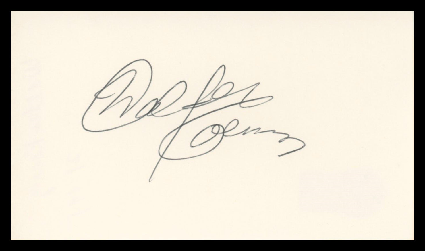 Walter Koenig Star Trek: The Original Series Signed 3x5 Index Card BAS #BU64809
